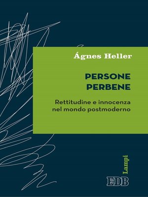 cover image of Persone perbene